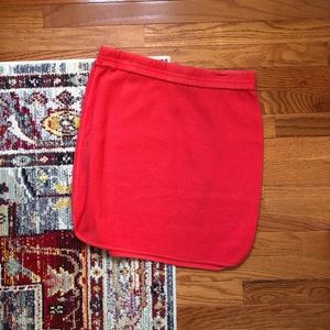 J crew red pencil skirt